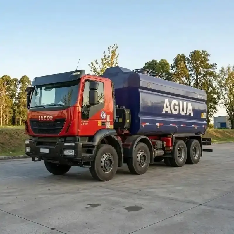 Arriendo de Camión Aljibe 30 m3 Iveco modelo Trakker AD410 en SK Rental con cobertura nacional.